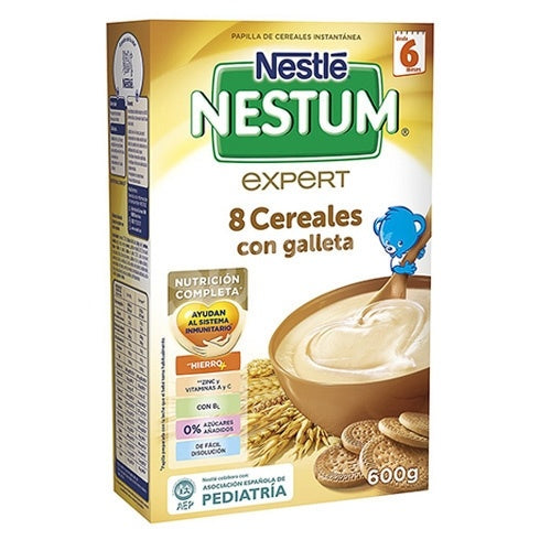 Nestlé Nestum Papilla 8 Cereales Galleta 650 G