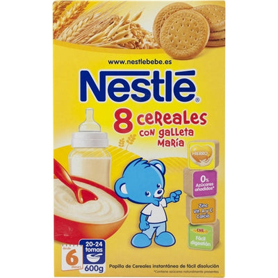 Nestlé Papilla 8 Cereales Galleta 900 G