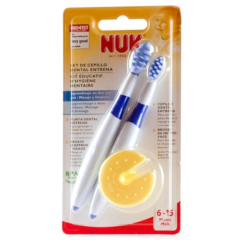 Set Cepillo Dental Nuk Entrena 2 Unidades