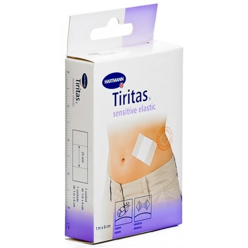Tiritas Sensitive Elastic 6Cmx1M 1 Rollo
