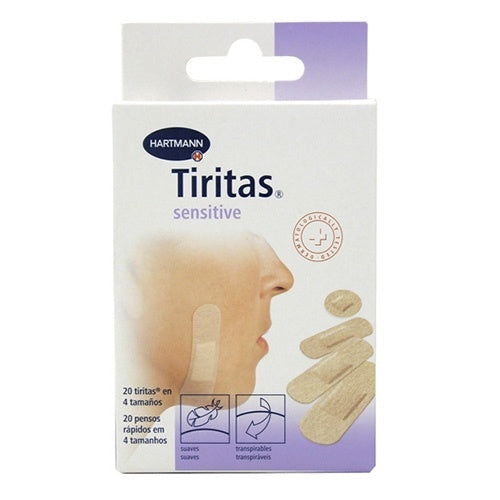 Tiritas Sensitive Surtido 20 Unidades