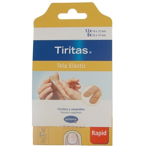Tiritas Textile Elastic Rapid 20 Unidades