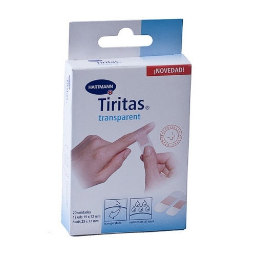 Tiritas Transparentes 20 Unidades
