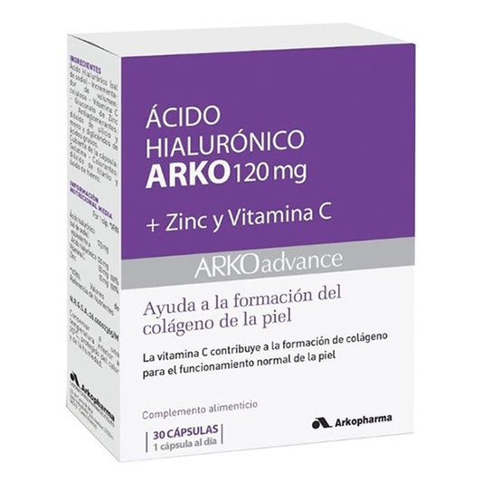 Ácido Hialurónico Arkochim 30 Cápsulas