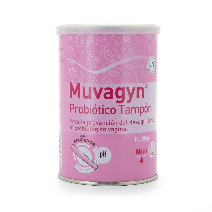 Muvagyn Probiótico Tampón Mini Con Aplicador 9 Uds