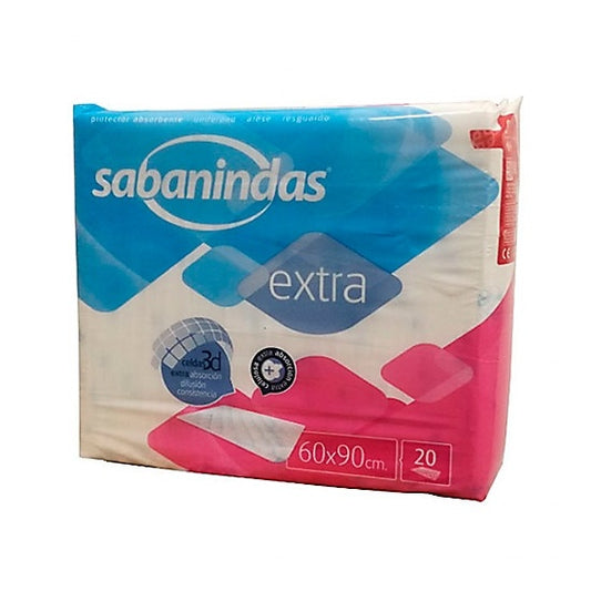 Sabanindas Extra Protect 60X90Cm 20+10U