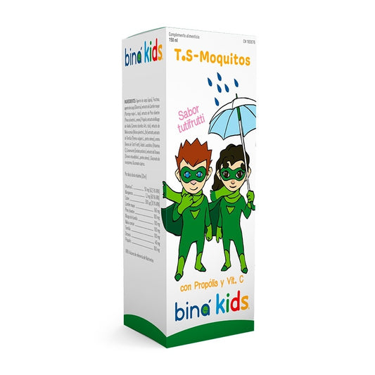 Bina Kids Tos Seca Moquitos Jarabe 150Ml