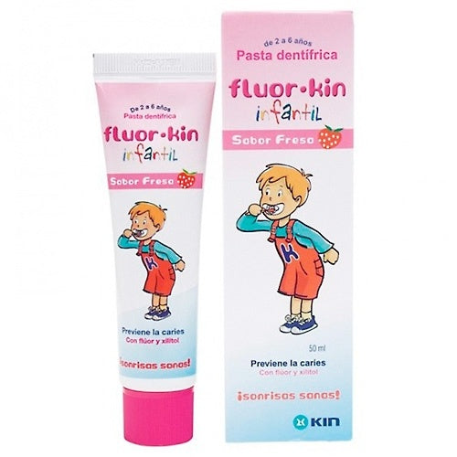 Fluorkin Pasta Infantil Fresa 50 Ml