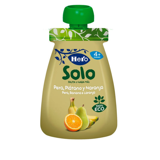 Hero Baby Solo Eco Plátano Pera Naranja Bolsa 100 G