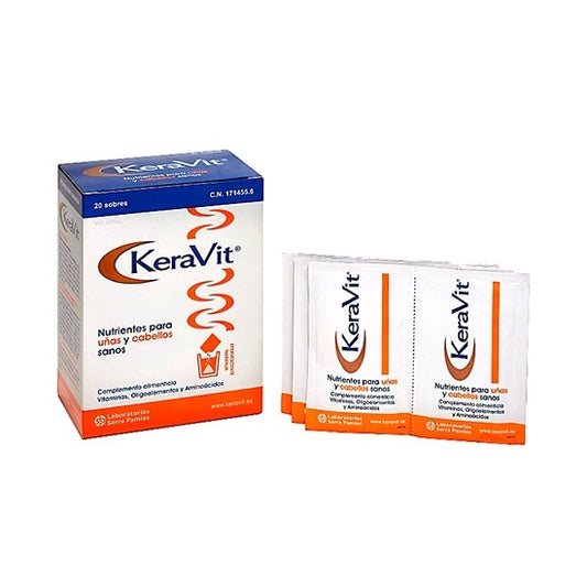 Keravit Polvo 30 Sobres Esfervescentes Naranja
