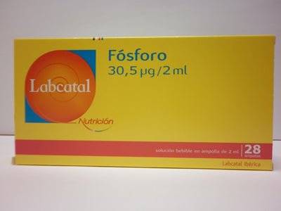 Labcatal 15 Fosforo 28 Ampollas