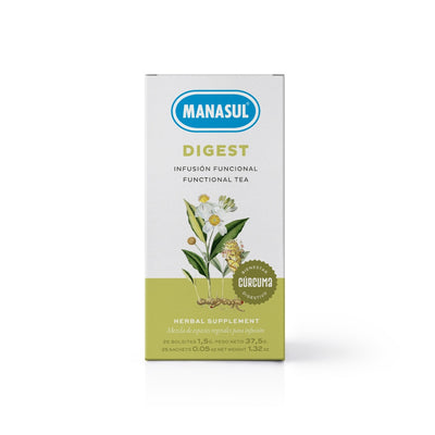 Manasul Digest Cúrcuma 25 Bolsitas