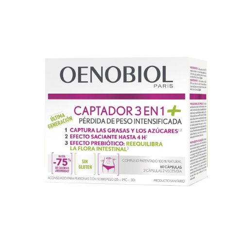 Oenobiol Captador 3 en 1 Plus 60 Cápsulas