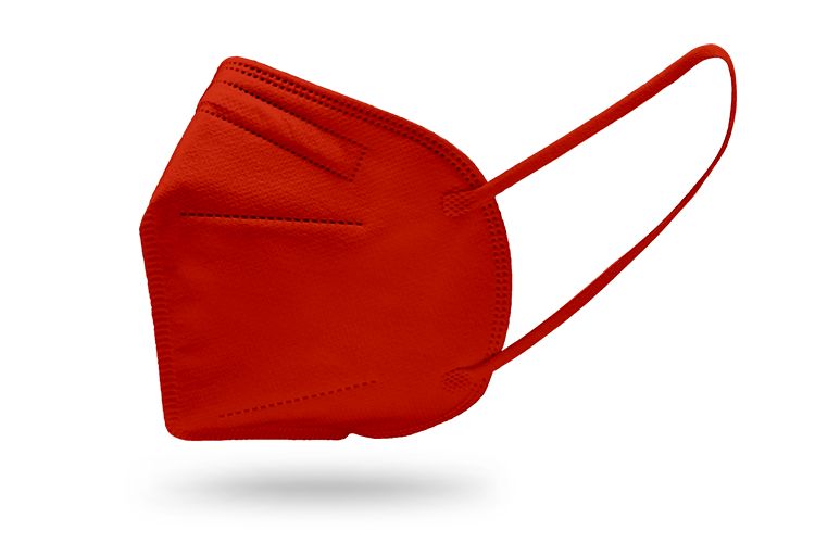 Mascarilla FFP2 Rojo Marcado CE 1 Unidad