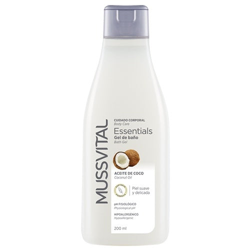 Mussvital Essentials Gel de Baño Aceite de Coco 750ml
