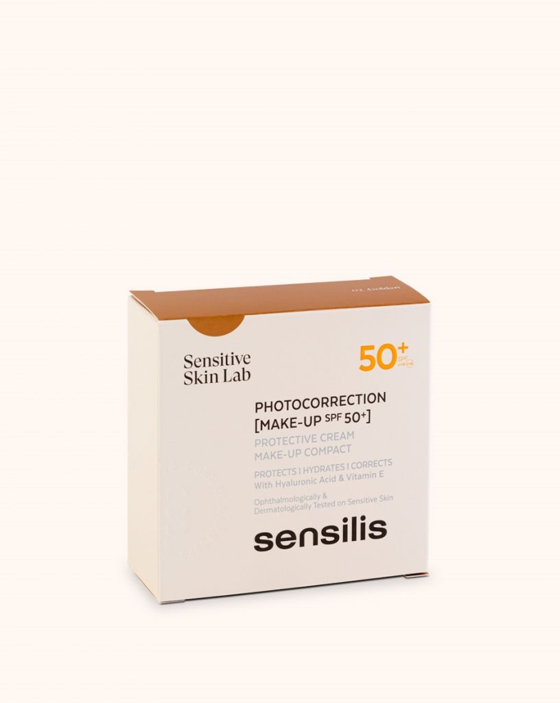 Sensilis Photocorrection 50+ SPF maquillaje compacto golden 10 g