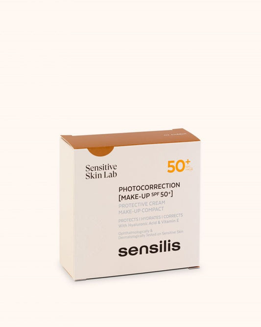 Sensilis Photocorrection 50+ SPF maquillaje compacto golden 10 g