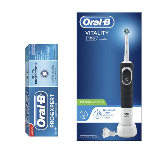 Oferta BF+Navidad Cepillo eléctrico Oral-B Vitality 100 Cross Action negro