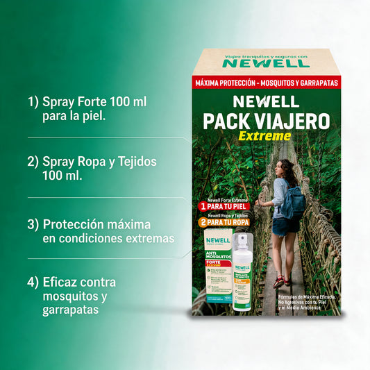Newell Pack Viajero Extreme (Forte EXTREME + Spray Ropa)