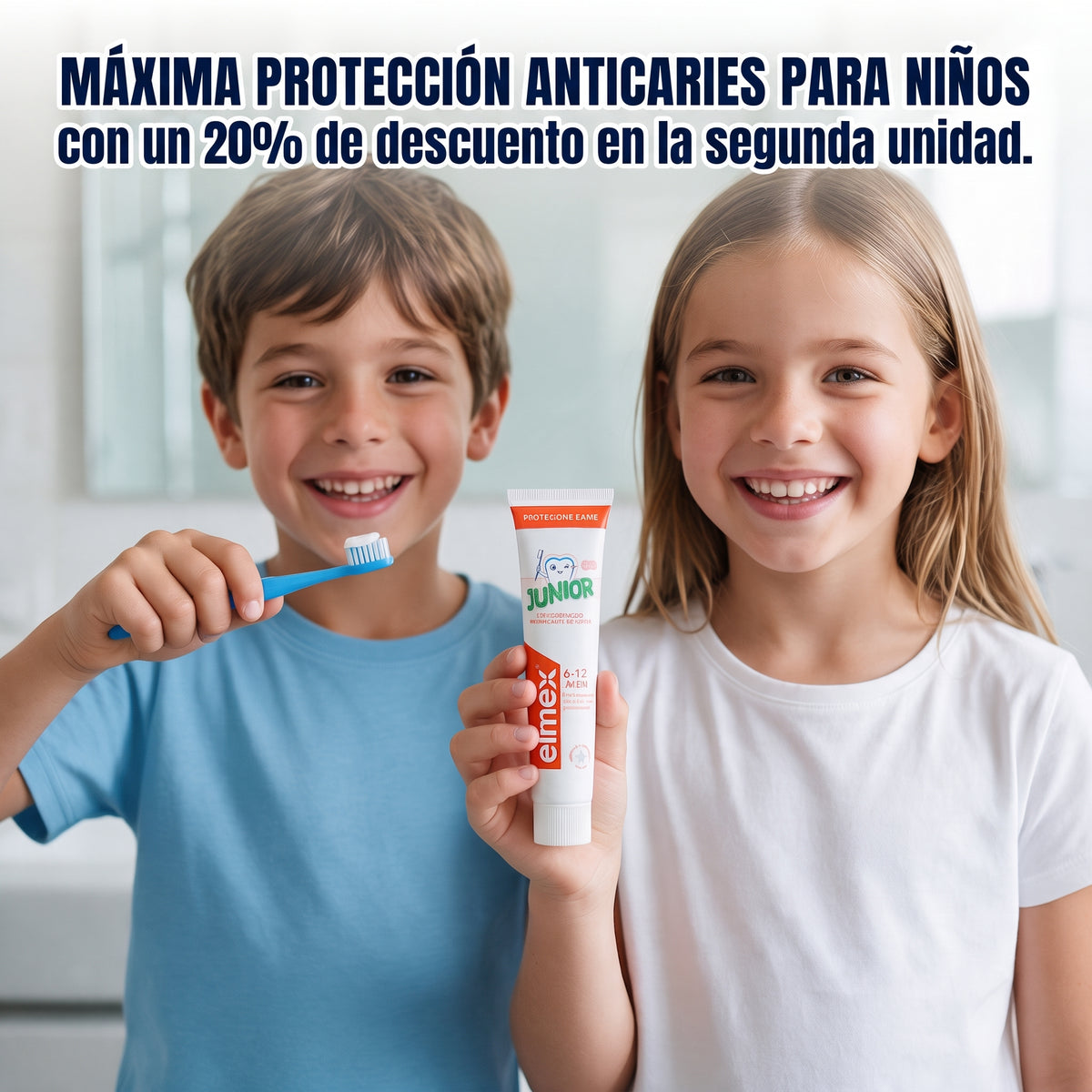 ELMEX Dentífrico Junior DUPLO 75ml 2ª ud 20%