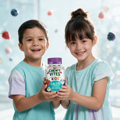 Chewy Vites kids Calcio y Vitamina D 60 unidades