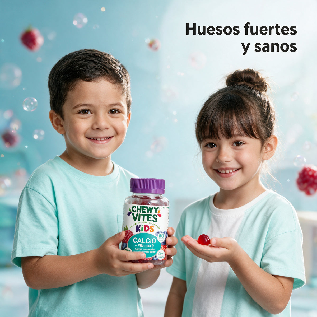 Chewy Vites kids Calcio y Vitamina D 60 unidades