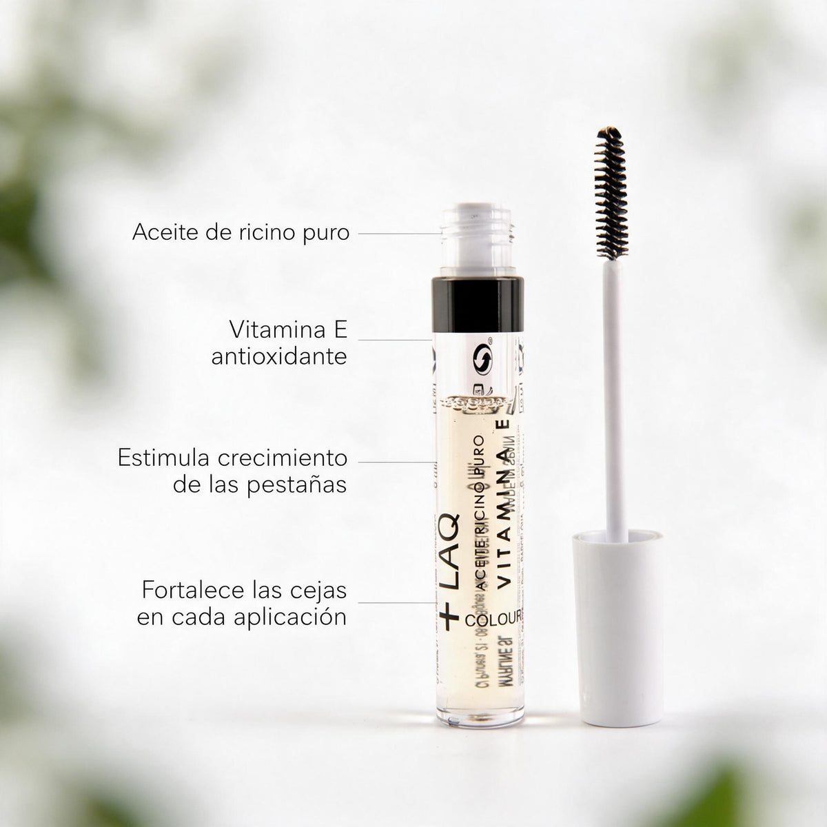 Máscara +LAQ Aceite de ricino puro y Vitamina E