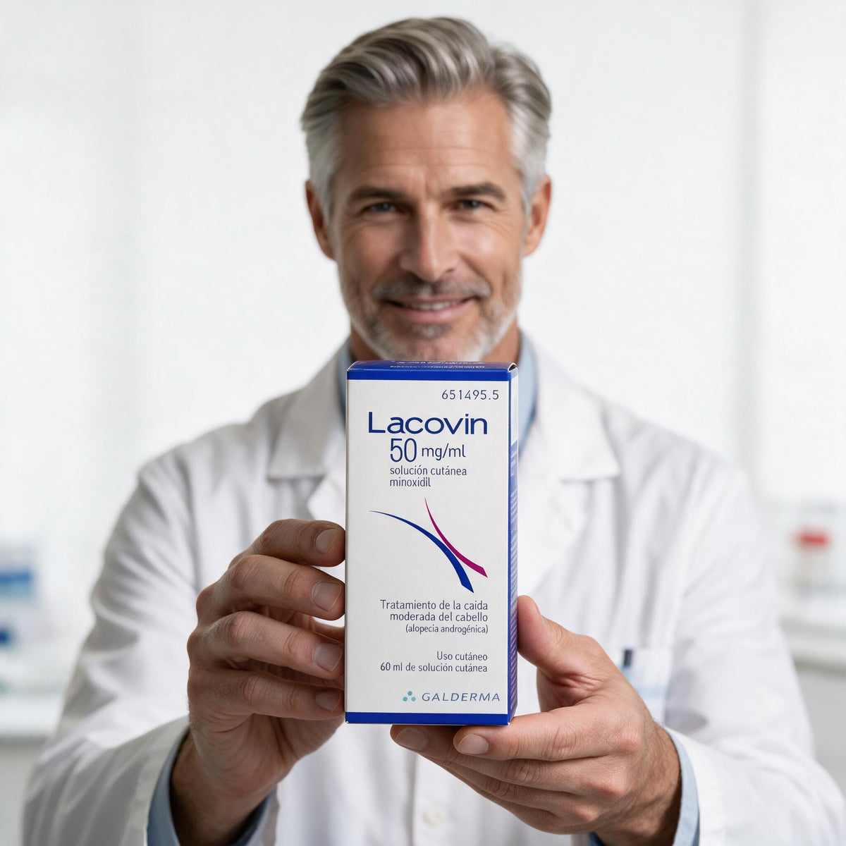 Lacovin 50 mg/ml Solución Cutánea 60 ml
