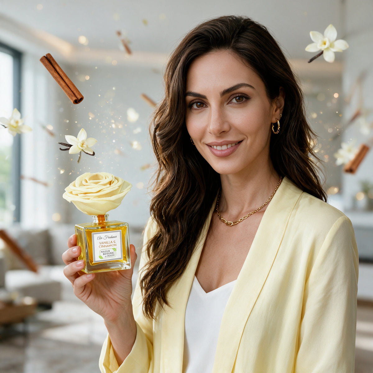 Naturalbotanic Ambientador Flor VANILLA&CINNAMON 90 ml