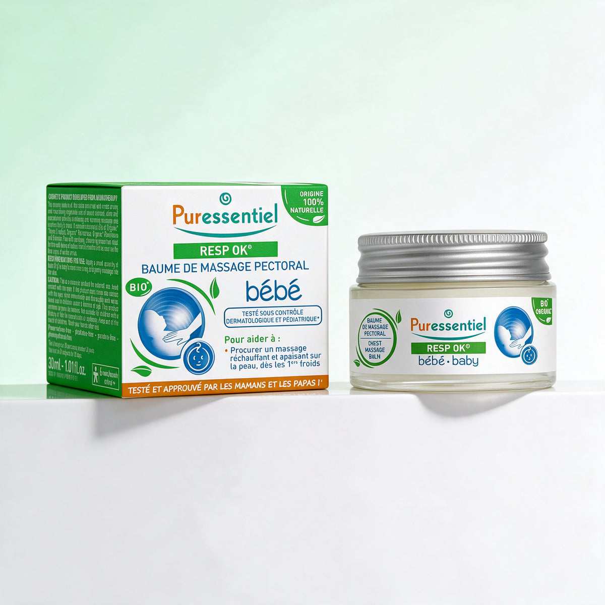 Puressentiel Bálsamo de masaje pectoral Bebé Resp´OK - 30 ml