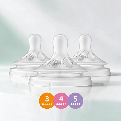 Philips Avent pack Mix & Match 3 Tetinas Natural Response (3 tetinas de distintos flujos T3, T4 y T5)