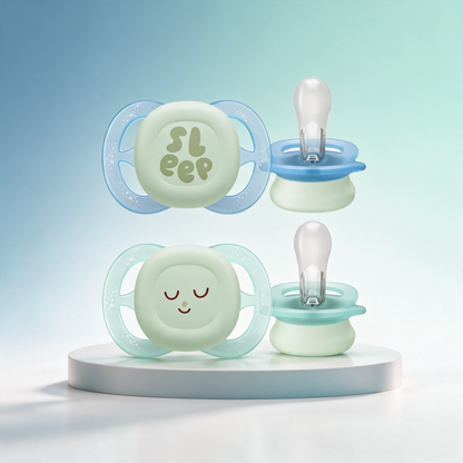 Philips Avent 2 Chupetes UltraStart Nocturno 0-2m niño