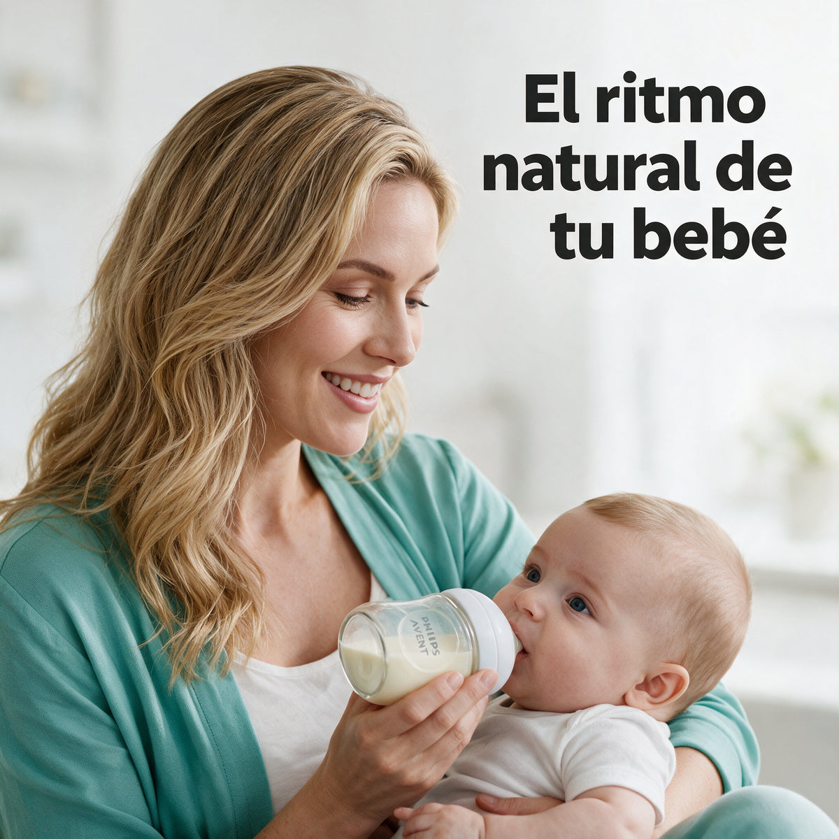 Philips Avent Biberón Natural Response 120ml - cristal