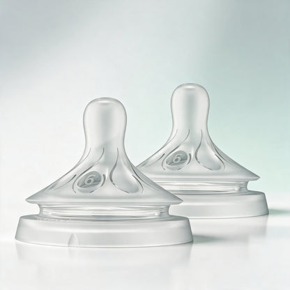 Philips Avent 2 Tetinas Natural Response liquídos espesos, 6m+