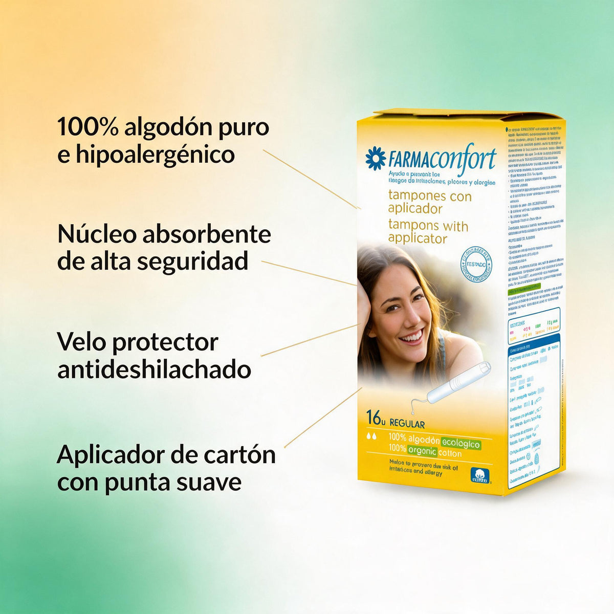Farmaconfort tampones regular 16 unidades