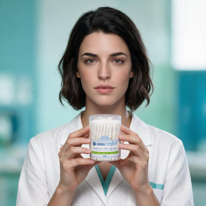 Farmaconfort bastoncillos de algodón 100 unidades
