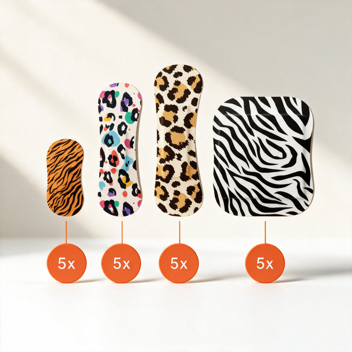Wild Stripes Classic Sensitive Animal 20 apósitos - Extra suave