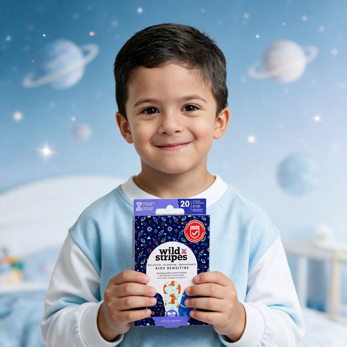 Wild Stripes Kids Space 20 apósitos - Extra suave Infantil