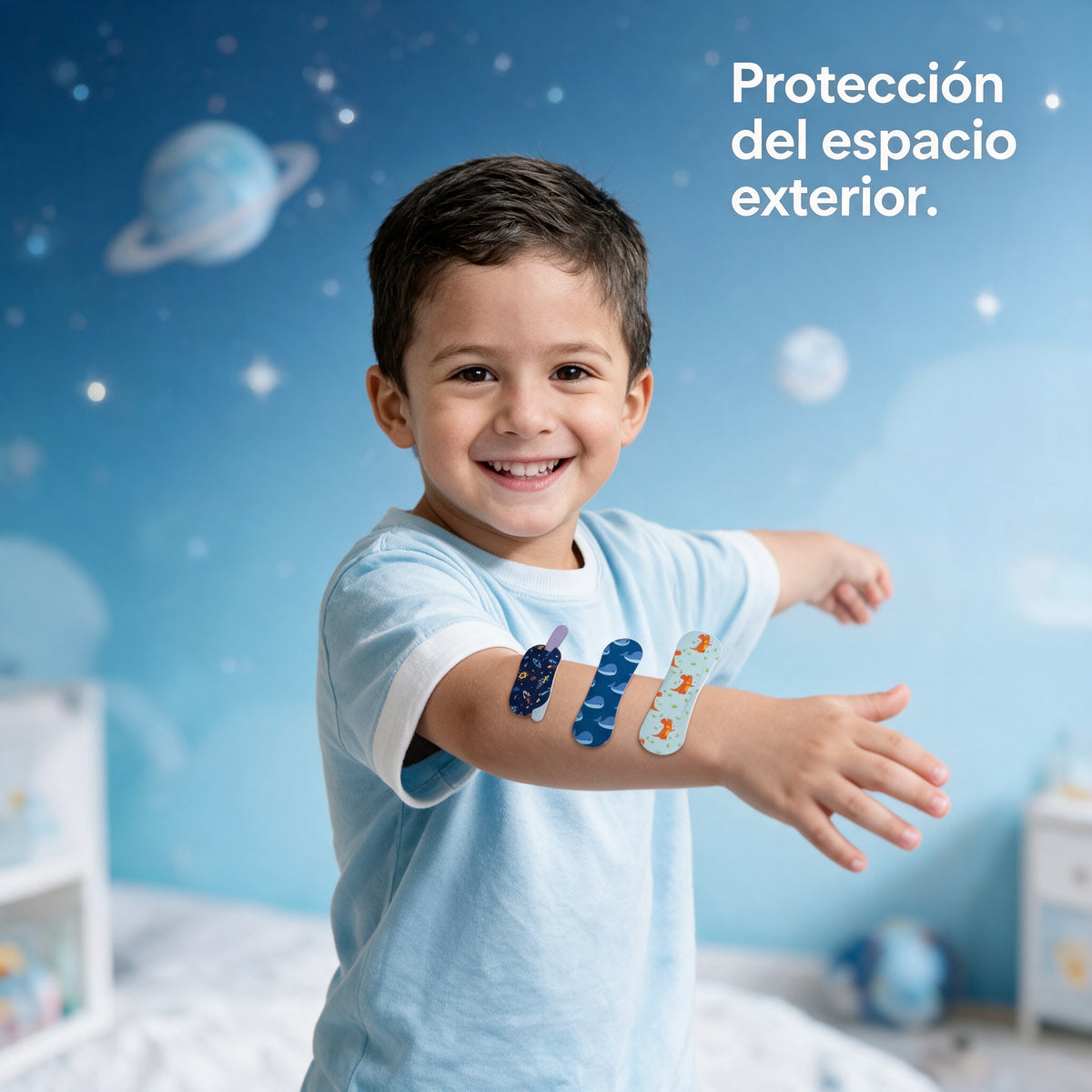 Wild Stripes Kids Space 20 apósitos - Extra suave Infantil