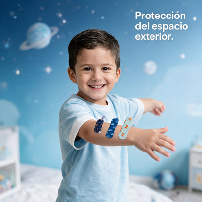 Wild Stripes Kids Space 20 apósitos - Extra suave Infantil