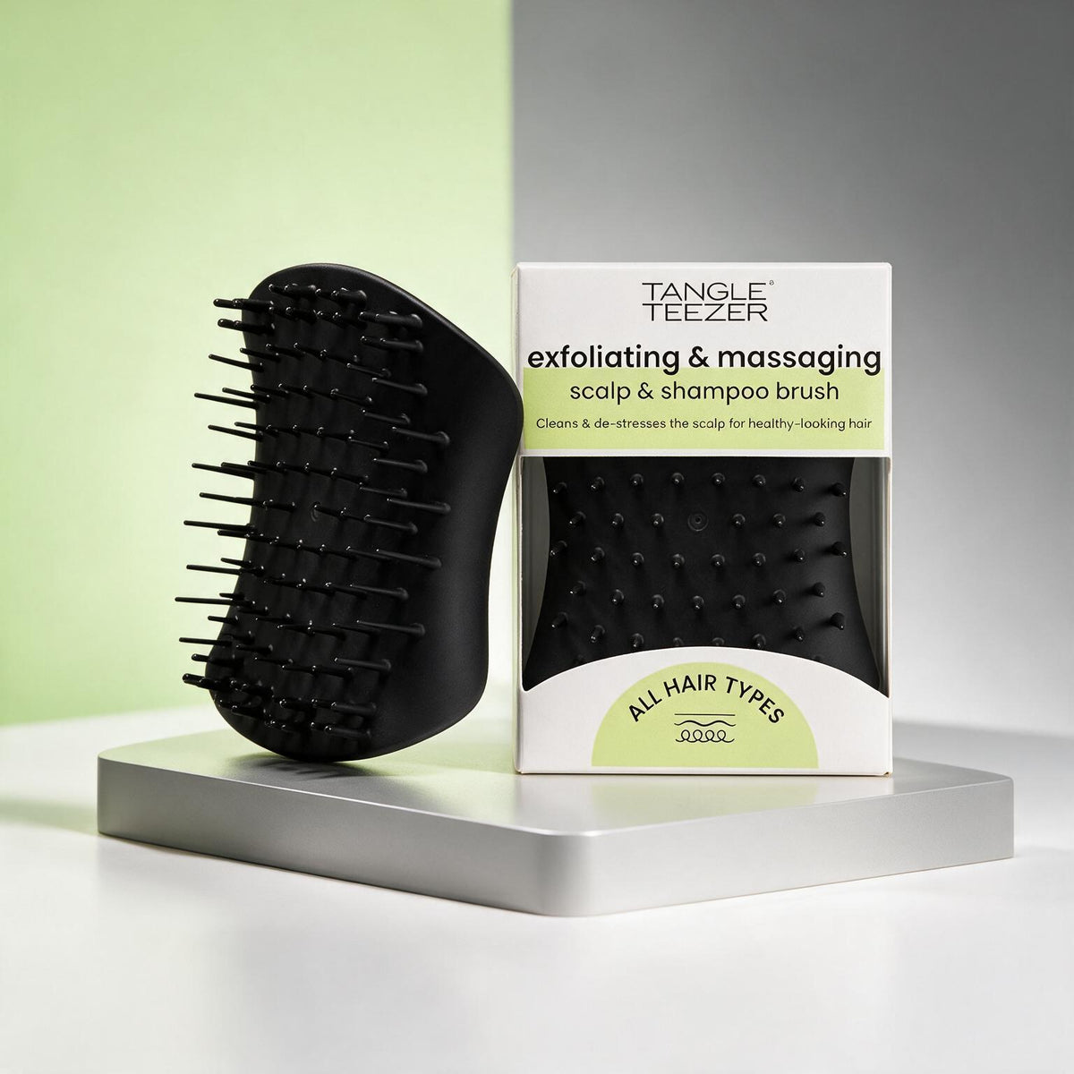 Tangle Teezer cepillo exfoliante Negro