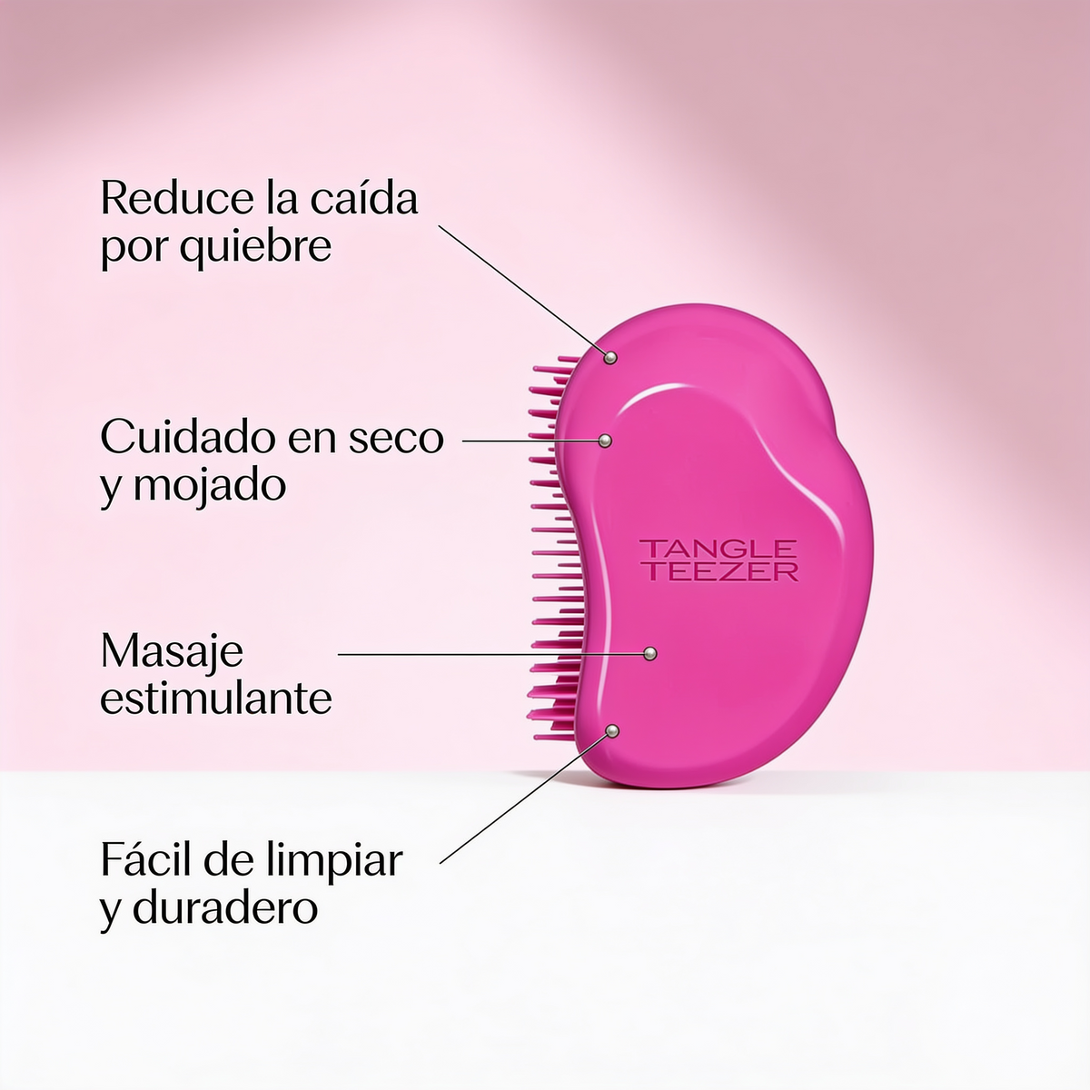 Tangle Teezer Cepillo antienredos Original Fine & Fragile Berry Bright