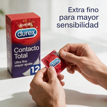 Durex Preservativos Contacto Total 12 Unidades