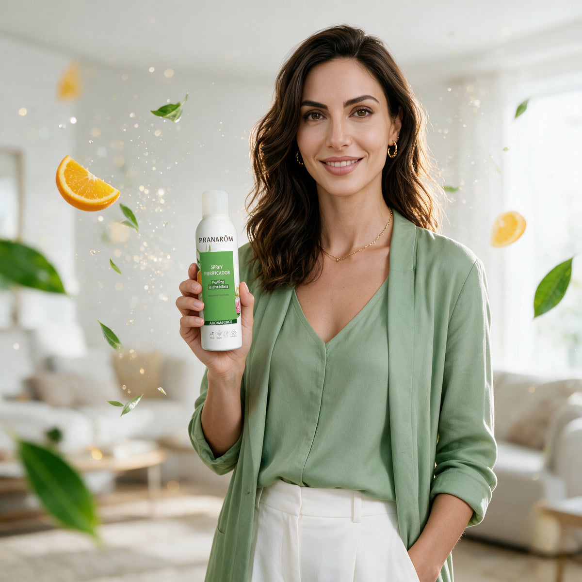 Pranarôm AROMAFORCE Spray Purificador de Naranja dulce y Ravintsara Bio (eco) 150 ml