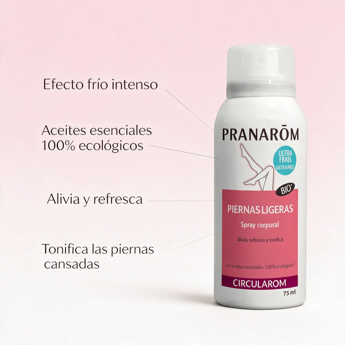 Pranarôm CIRCULAROM Spray corporal Piernas ligeras 75 ml