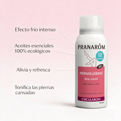 Pranarôm CIRCULAROM Spray corporal Piernas ligeras 75 ml