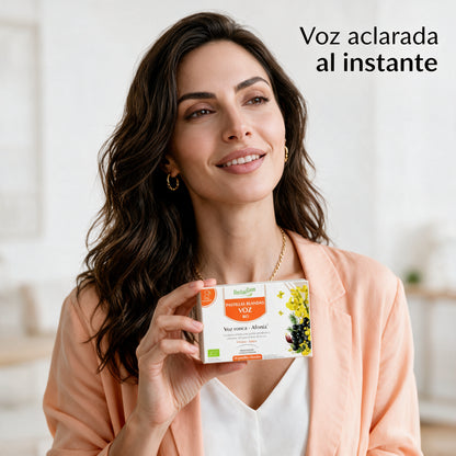 HERBALGEM Pastillas blandas para la voz Bio 24 gominolas