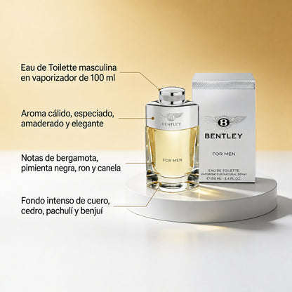 Bentley For Men Eau De Toilette Spray 100ml