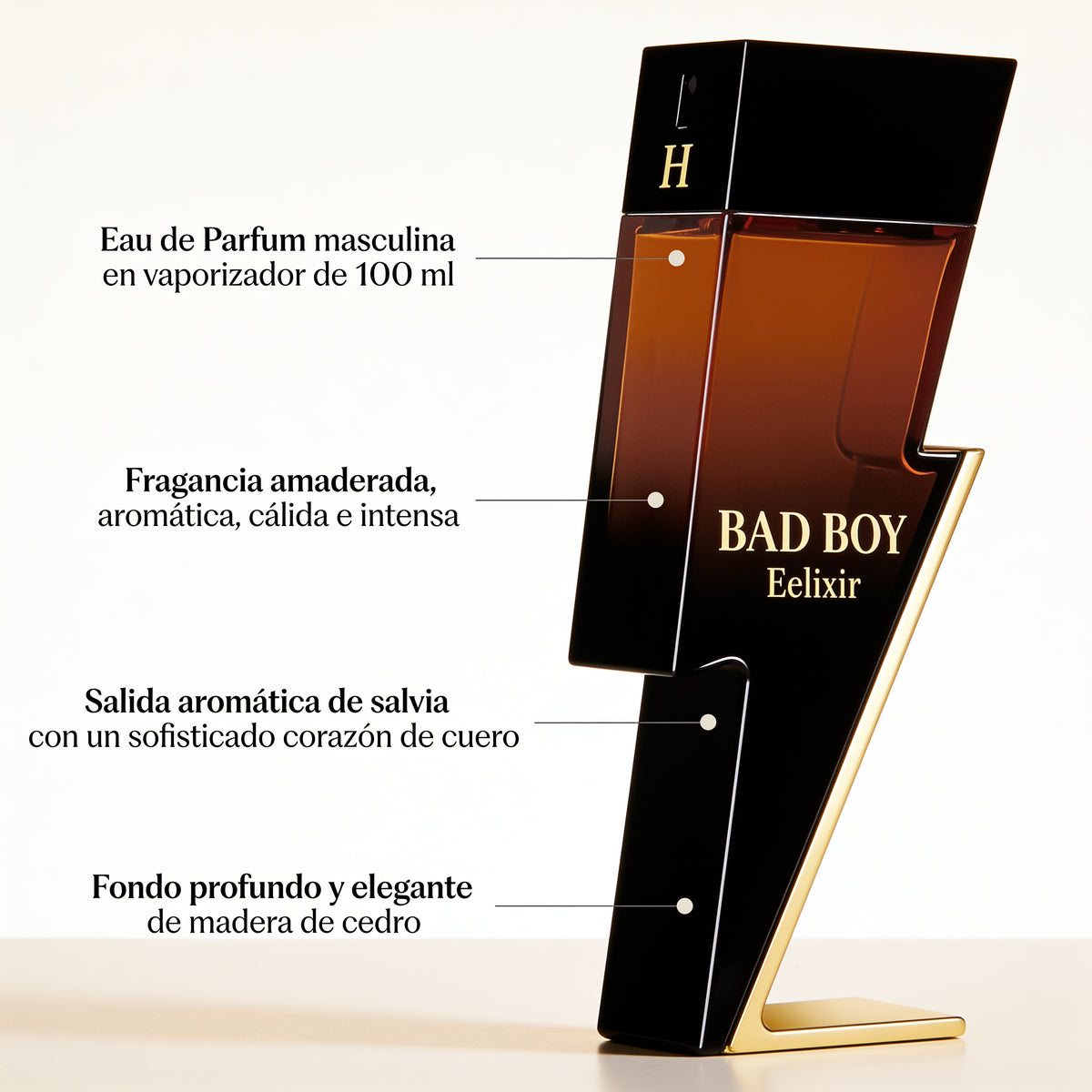 Carolina Herrera Bad Boy Elixir Eau De Parfum Spray 100ml